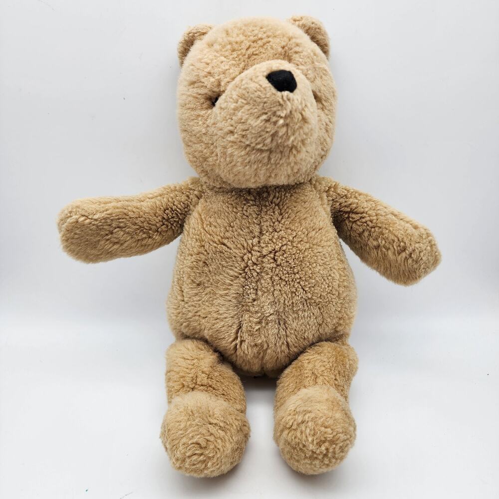 Vintage Disney Gund Classic Pooh Plush Stuffed Animal Toy 15" Light Brown Fur